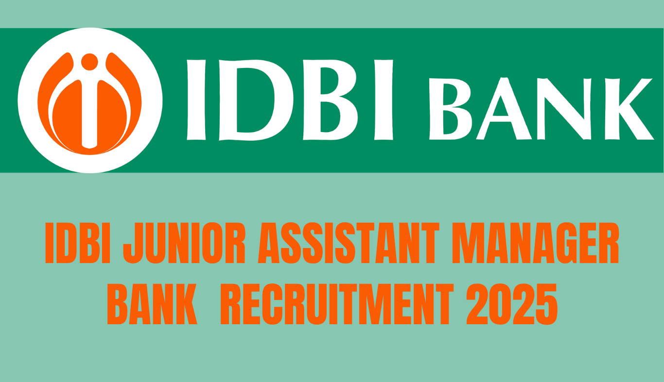 IDBI JAM RECRUITMENT 2025