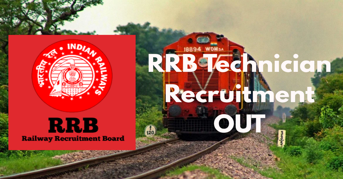 RRB Technician Recruitment OUT