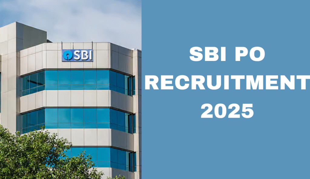 SBI PO Recruitment 2025 is now open
