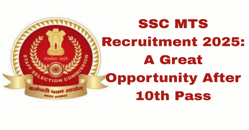Apply for SSC MTS Recruitment 2025