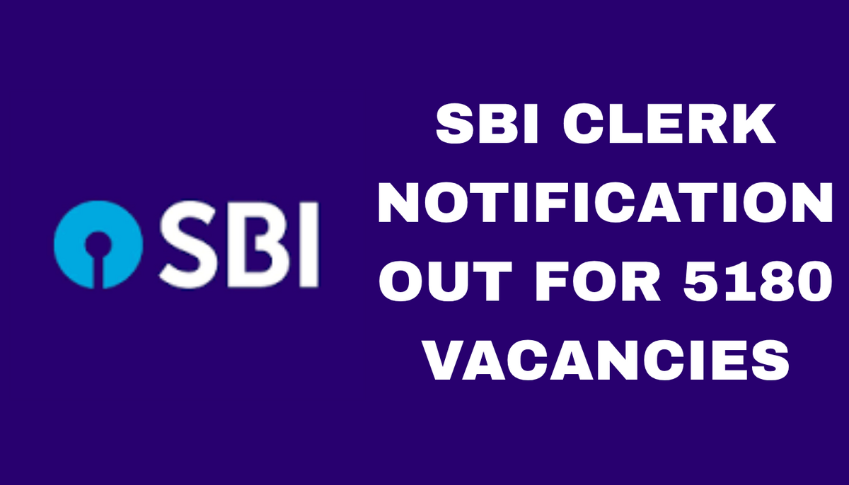 SBI CLERK NOTIFICATION OUT