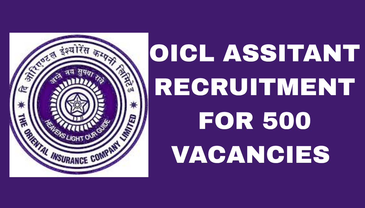 OICL ASSISTANT RECRUITMENT 2025
