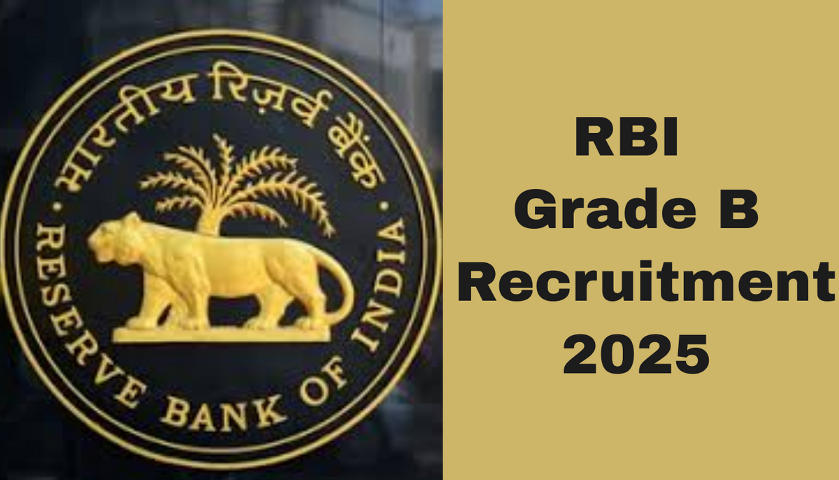RBI Grade B Recruitment 2025